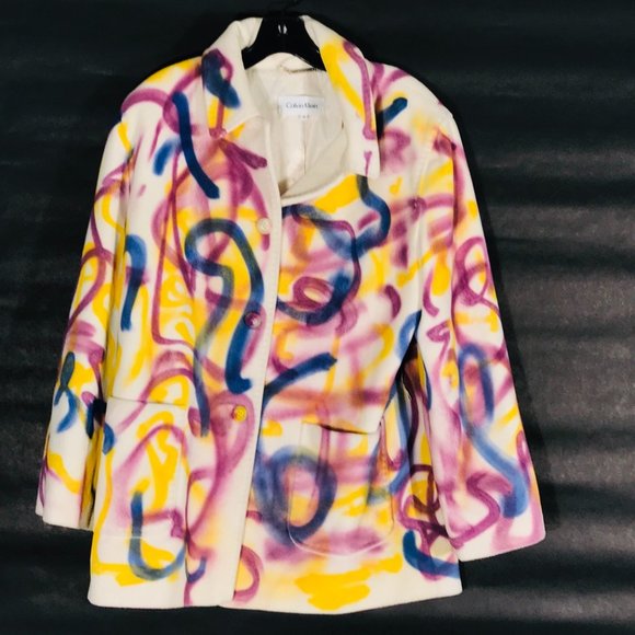 Calvin Klein Jackets & Blazers - Calvin Klein Angora Wool Size 14 Custom Coat OOAK